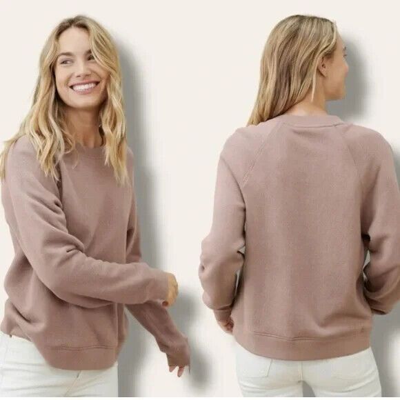 Jenni Kayne Saturday Size XL Crew Neck Sweatshirt Gray Cotton Blend - Picture 3 of 10